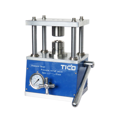 STC-SF120 Muntcellen Lab-apparatuur Handleiding Hydraulische Crimper Voor Knopcellen Onderzoek