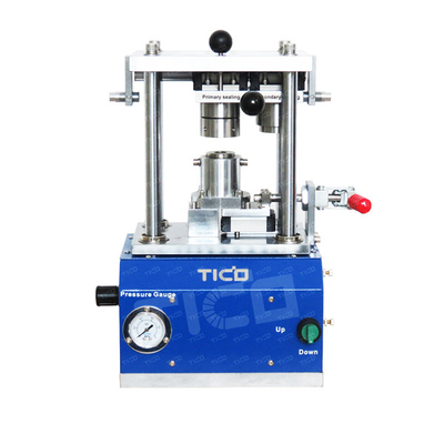 Gas aangedreven 18650 cilindrische cellen Lab-apparatuur Crimping Machine 1Mpa Maximum