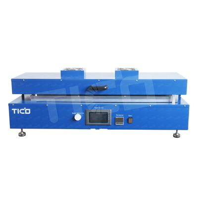 220V accu Vacuum Film Coater Top Verwarmingsband Gietapparatuur 800mm Verstelbaar