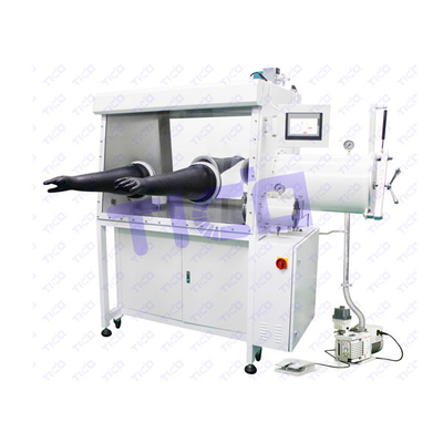 Laboratoriumbatterijfabricage Vacuümhandschoen Tweezijdige 2 werkstation