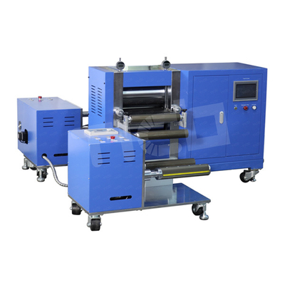 Roll to Roll Poch Batterij Hydraulische Calendering Machine met Winding & Unwinding Device