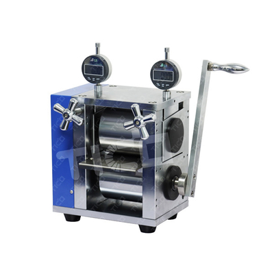 Elektrode Lithium Ion Battery Calendering Machine 150mm Lab Rolling Press Apparatuur