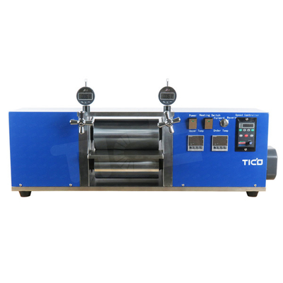Snelheid verstelbare batterij kalendermachine 200mm Hot Rolling Press kalender 720W