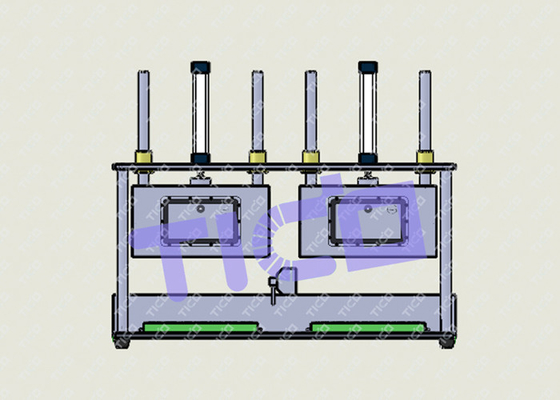 Vacuüm elektrolyt vulmachine en staande machine voor laboratorium lithium-ion batterij pilot lijn