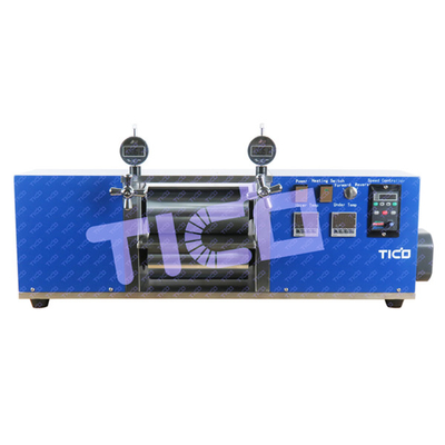 Verwarming Rolling Press Calender met 200mm Breedte Roller voor Pouch Battery Lab Research