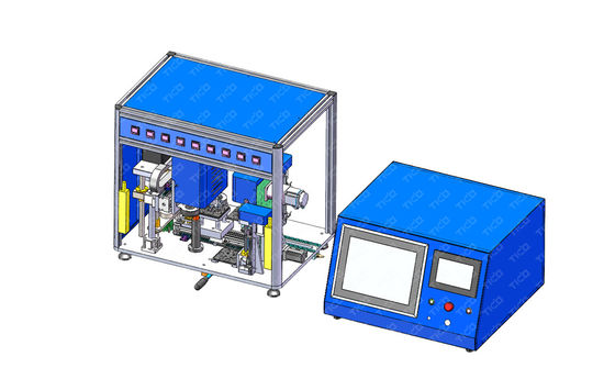 Automatische montage-machine met geïntegreerde muntcellen